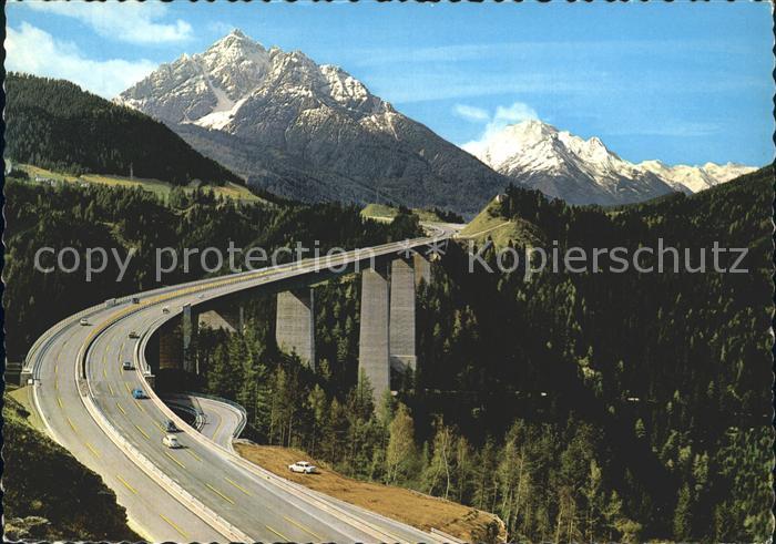 Bruecken Bridges Ponts Europabruecke Brennerautobahn Schoeberg Serles Habicht