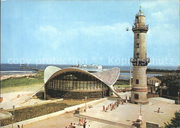 Leuchtturm Lighthouse Gaststaette Teepott Rostock-Warnemuende