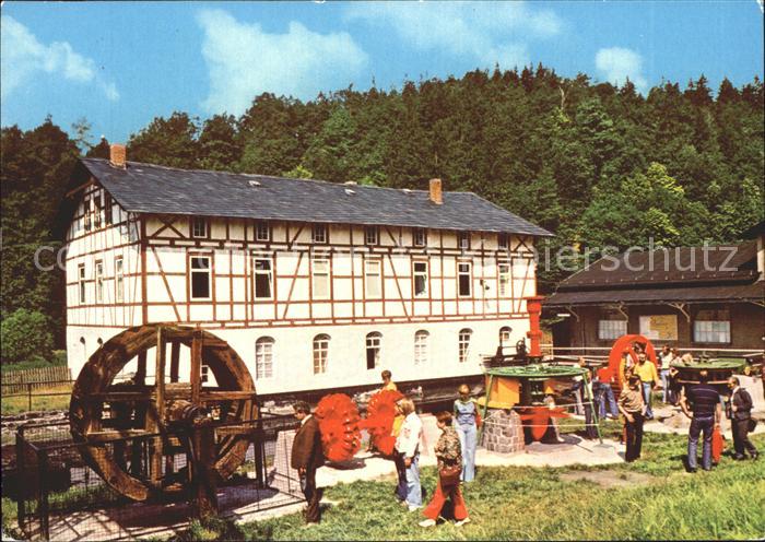 Wassermuehle Ziegenrueck Museum Wasserkraftnutzung