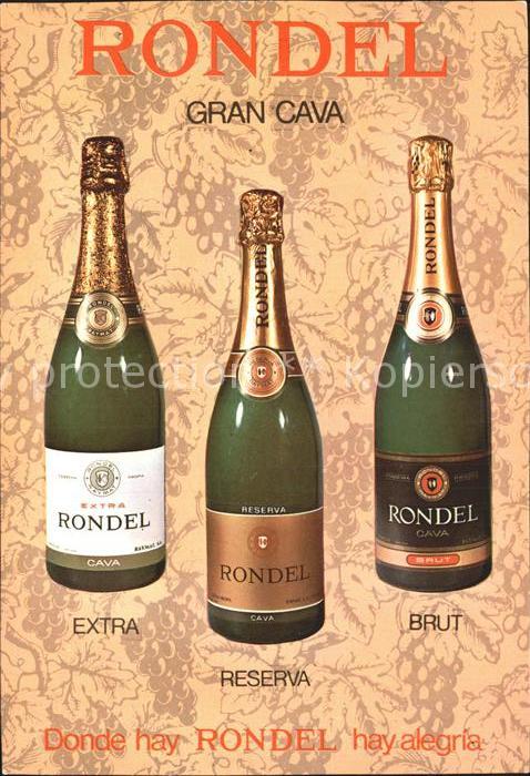 Alkohol Sekt Rondel Extra Reserva Brut Gran Cava