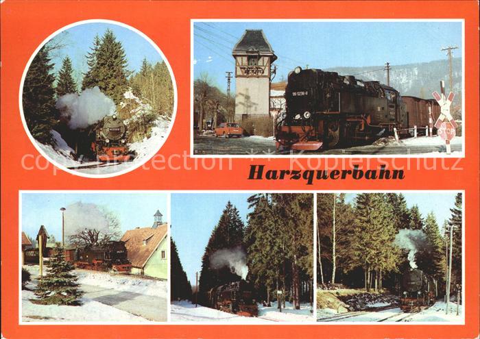 Lokomotive Harzquerbahn Einfahrt Tiefenbachmuehle Ilfeld Bahnhof Sorge