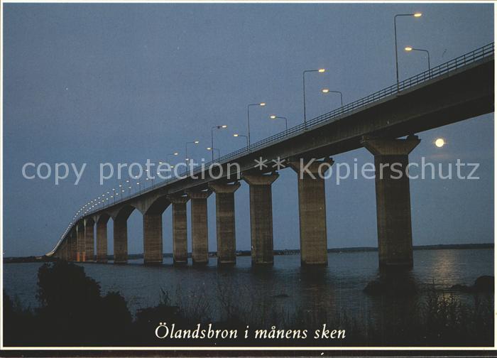 Bruecken Bridges Ponts oelandsbron Schweden