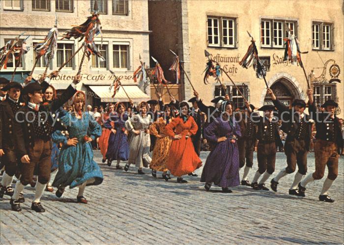 Tanz Taenzer Schaefertanz Historische Festspiele Rothenburg Tauber