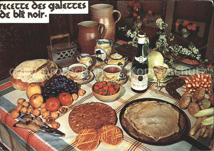 Lebensmittel Recette Galettes de ble noir