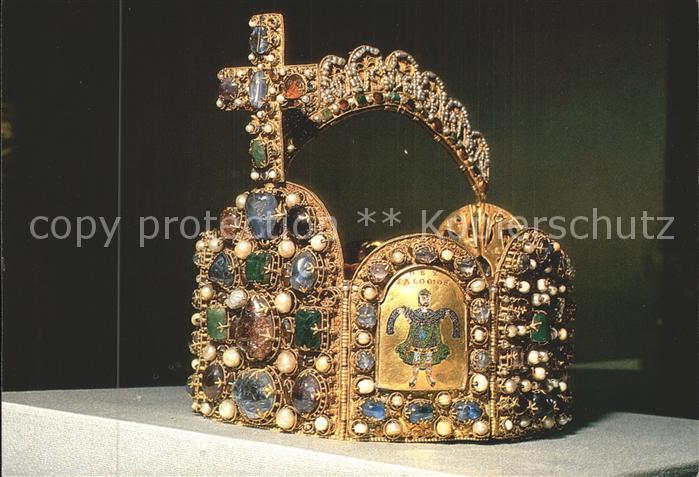 Krone Koenigshaeuser Kaiserkrone Heiliges Roemisches Reich Wien Schatzkammer