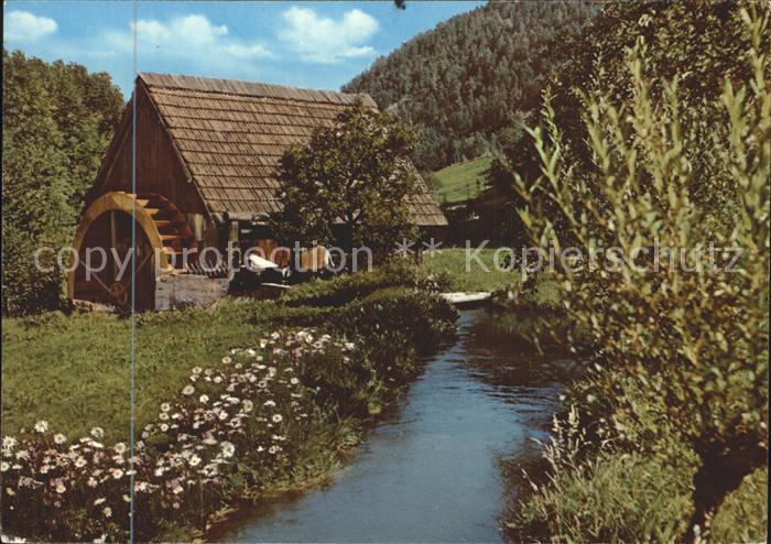 Wassermuehle Gutach Hornberg Schwarzwald
