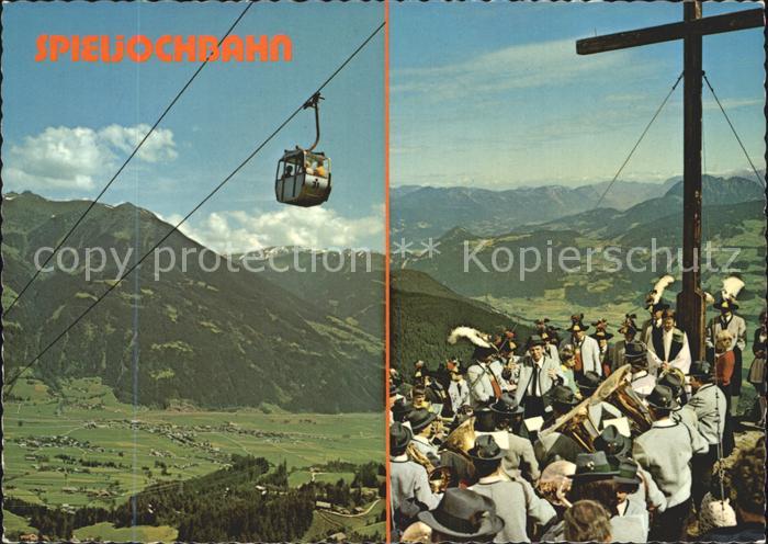 Seilbahn Spieljoch Fuegen Zillertal Gipfelmesse