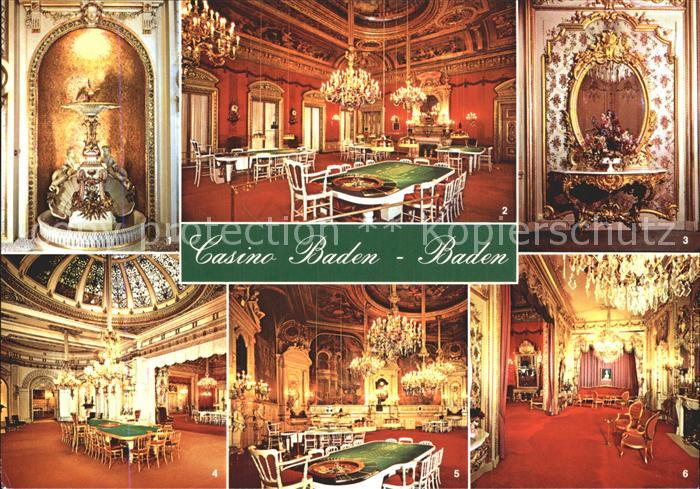 Casino Spielbank Baden-Baden Roter Saal Florentiner Saal Salon Pompadour