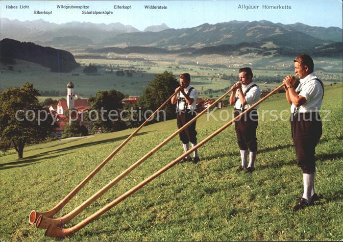 Alphorn Alphornblaeser Allgaeu