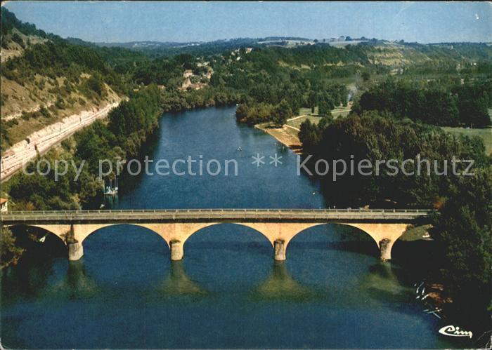Bruecken Bridges Ponts Pont de Vicq Le Buisson Vue Aerienne