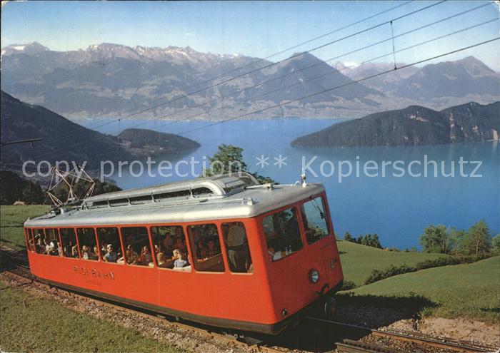 Zahnradbahn Vitznau-Rigi-Bahn Nidwaldner Alpen Vierwaldstaettersee