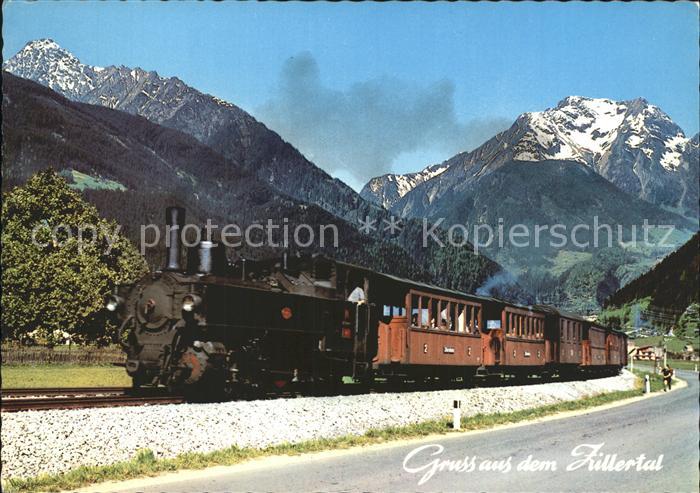 Lokomotive Zillertalbahn Gruenberg Tirol