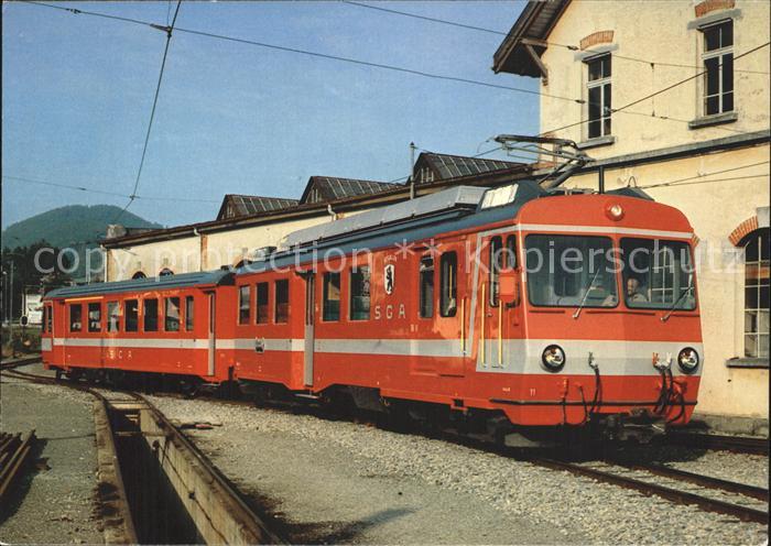 Eisenbahn St- Gallen-Gais-Appenzell-Altstaetten-Bahn Zahnradtriebwagen