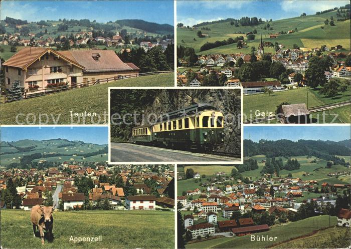 Eisenbahn Appenzellerland Teufen Gais Buehler Appenzell