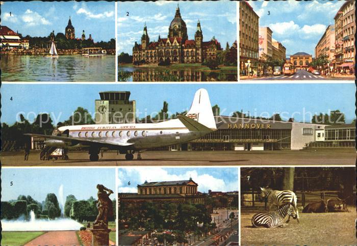 Flugzeuge Zivil British European Airways Hannover Flugh