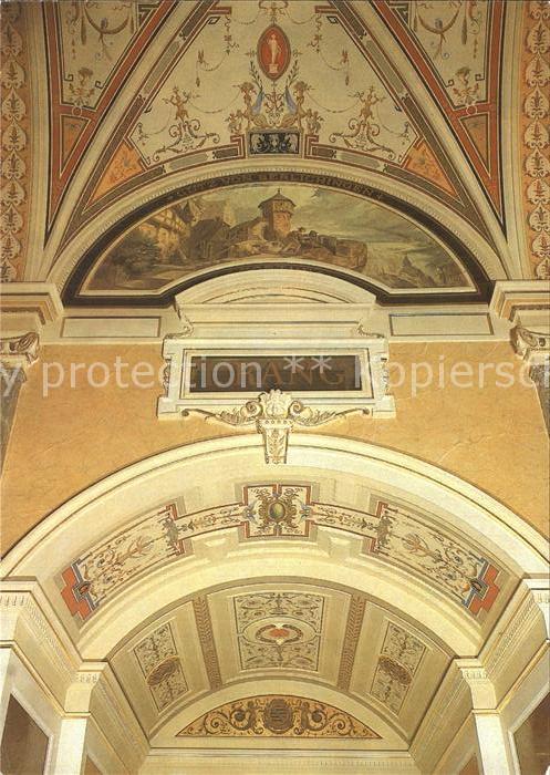 Opergebaeude Semperoper Dresden Oberes Vestibuel Zwingerseite Luenettenbild Goet