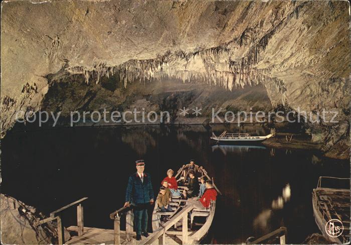 Hoehlen Caves Grottes Han-sur-Lesse Embarquement