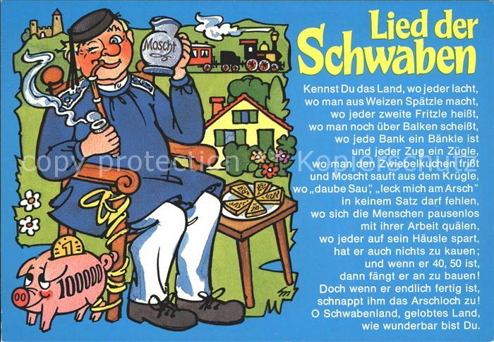 Liederkarte Lied der Schwaben