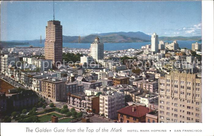 San Francisco California Golden Gate Hotel Mark Hopkins