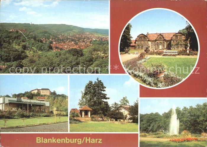 Blankenburg Harz Kleines Schloss Stadtpark Tierpark