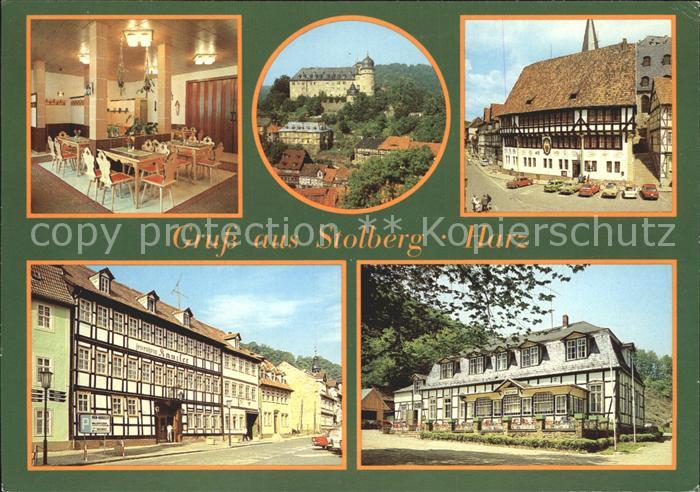 Stolberg Harz Sachsenhof Erholungsheim Comenius Rathaus