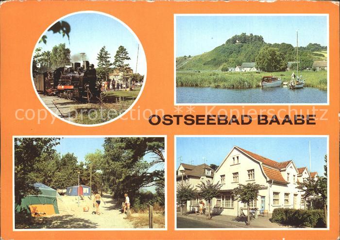 Baabe Ostseebad Ruegen Kleinbahn Moritzburg Zeltplatz