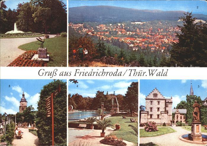 Friedrichroda Puschkinpark Kuranlagen Schwimmbad