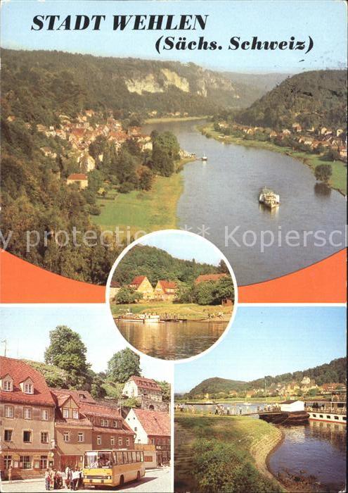 Wehlen Sachsen Rathen Markt Anlegestelle