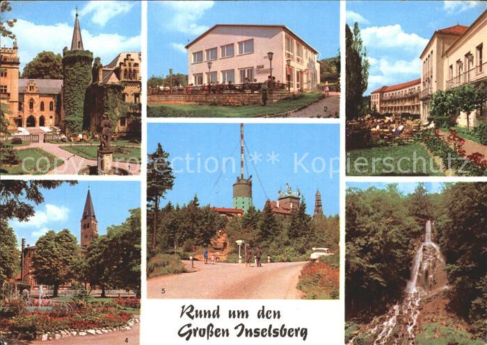 Grosser Inselsberg Friedrichroda Schloss Reinhardsbrunn Fischbach Erholungsheim