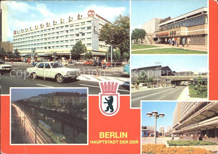 BERLIN  CITY Interhotel Unter den Linden Schoenhauser Allee Bahnhof Friedrichstr