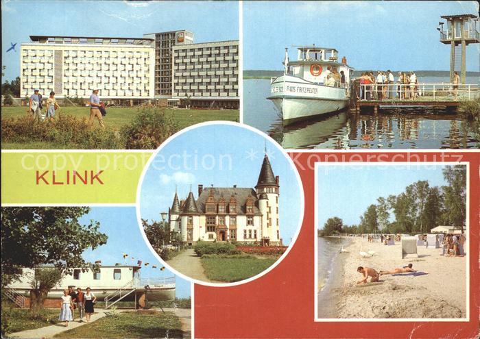 Klink Waren Erholungsheim Herbert Warnke MS Fritz Reuter