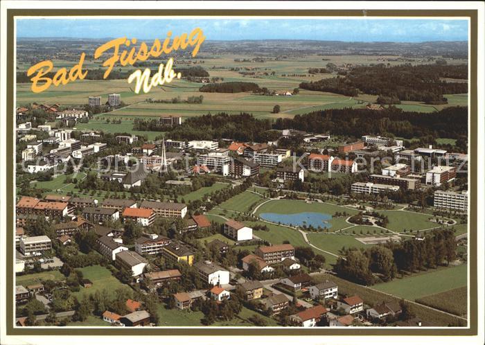 Bad Fuessing Fliegeraufnahme Thermalbad Freizeitpark Kurpark