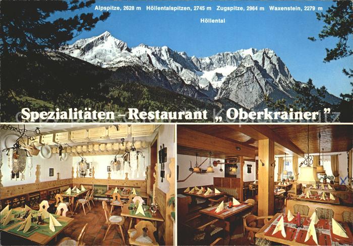 GARMISCH-PARTENKIRCHEN Bayern Oberkrainer Stueberl Restaurant