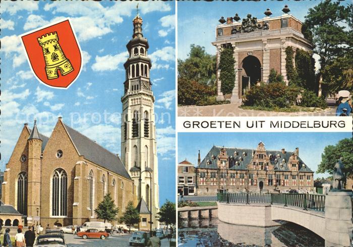 Middelburg Zeeland Kirche Tor Bruecke