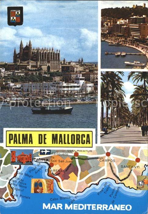 Palma de Mallorca Muenster Paseo Martimo Sagrera