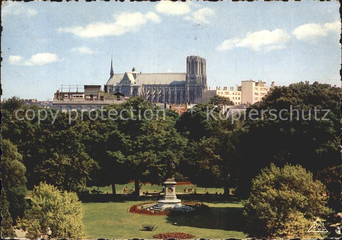 Reims Champagne Ardenne Square Colbert Cathedrale