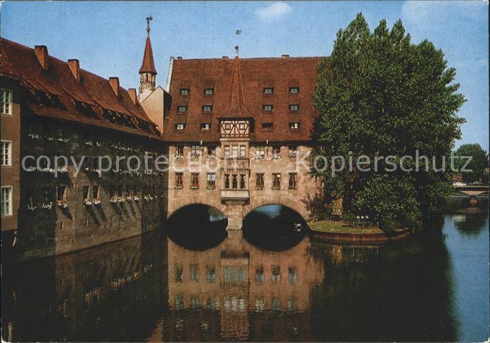 NueRNBERG  CITY Pegnitzpartie Heilig-Geist-Spital