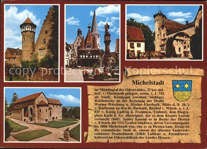 Michelstadt Diebsturm Marktplatz Rathaus Schloss Fuerstenau