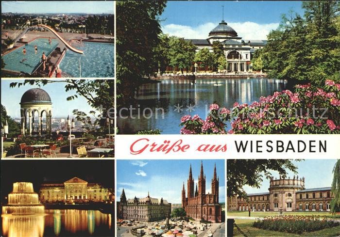 Wiesbaden Schwimmbad Schloss Muenster