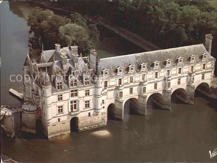 Chenonceaux Indre et Loire Fliegeraufnahme Chateau