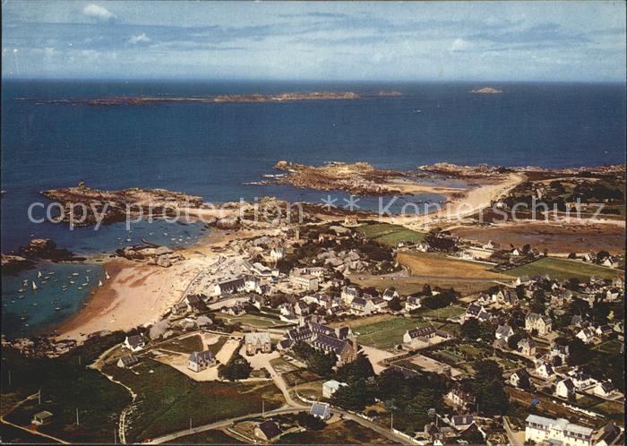 Tregastel Fliegeraufnahme Sept iles