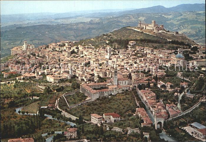Assisi Umbria Fliegeraufnahme