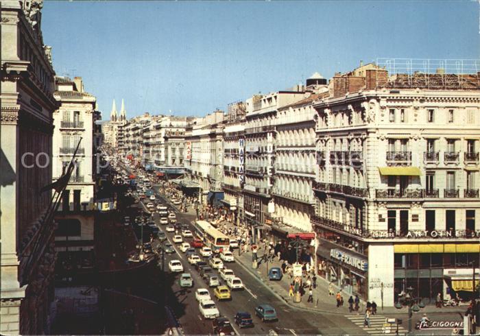 Marseille Bouches-du-Rhone Canebiere
