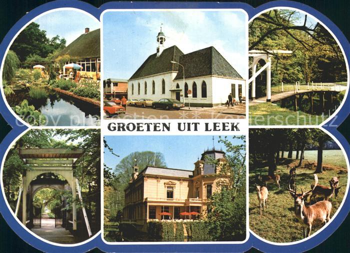 Leek Groningen Kirche Hirsch Park