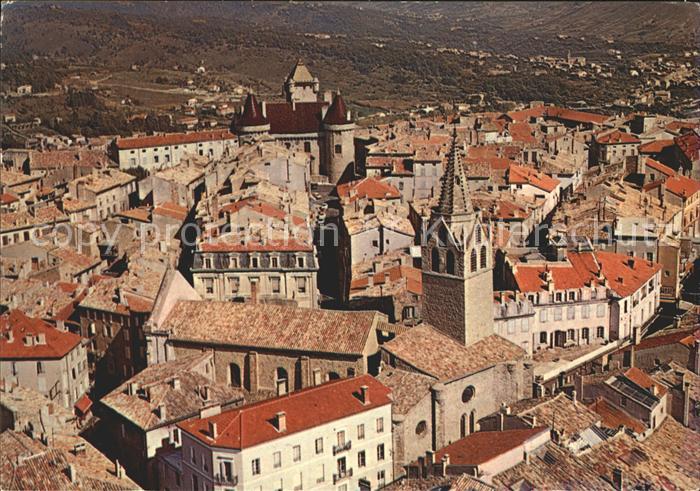 Aubenas Fliegeraufnahme