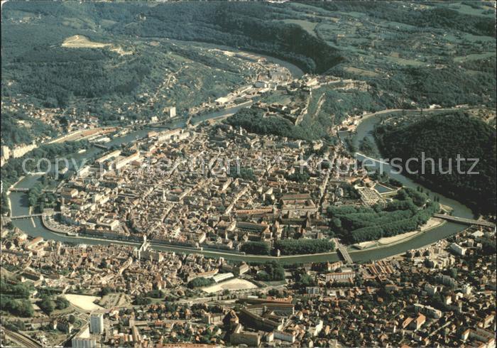 Besancon Doubs Boucle Fliegeraufnahme