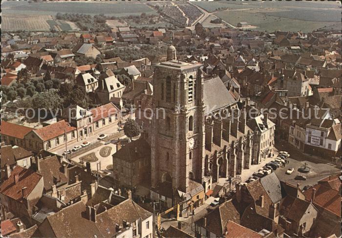 Sezanne Fliegeraufnahme Eglise St-Denis