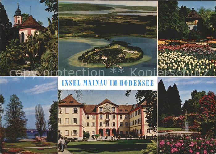 Insel Mainau Schlosskirche Alter Wehrturm Ufergarten Rosengarten