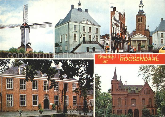 Roosendaal Windmuehle Kirche Schloss