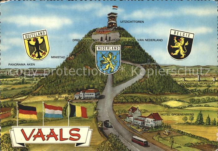 Vaals Uitzichttoren Ministad Aken Grenze Duitsland Nederland Belgie
